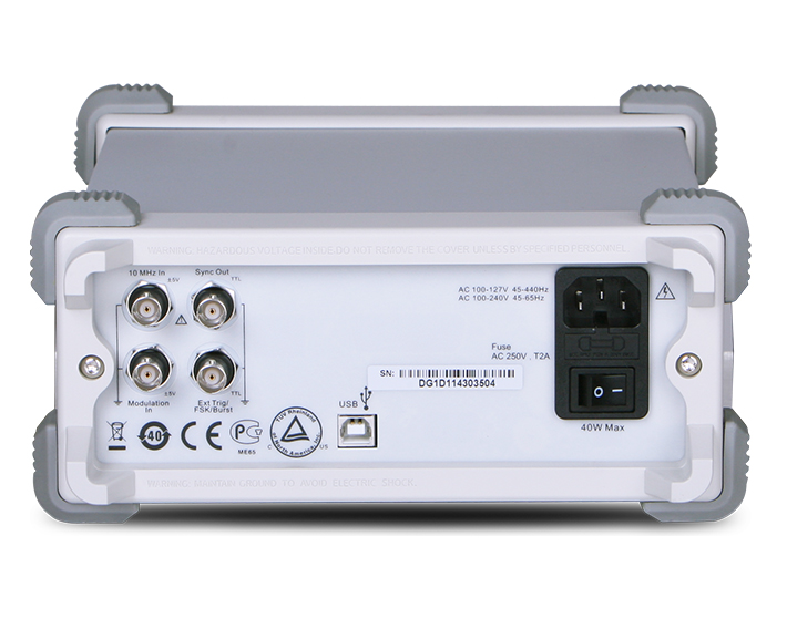Генераторы сигналов произвольной формыRigol серии DG1000с диапазоном от 1 мкГц до 25 МГц
