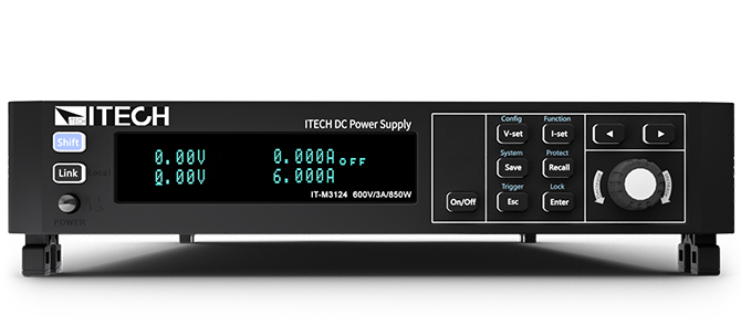 Сверхкомпактные источники питания постоянного тока широкого диапазонаITECH серии IT-M3100с мощностью до 850 Вт