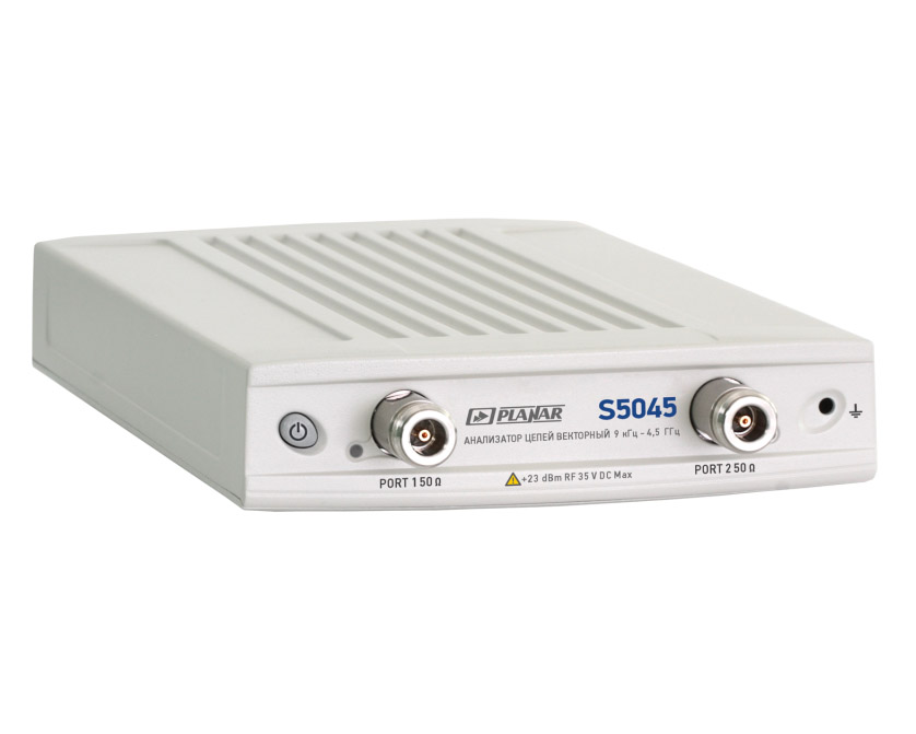Векторные анализаторы цепейПланар S5045, S5065 и S5085с диапазоном от 9 кГц до 4,5 ГГц, 6,5 ГГц и 8,5 ГГц