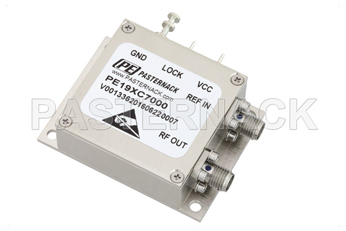 500 MHz Phase Locked Oscillator, 10 MHz External Ref., Phase Noise -110 dBc/Hz, SMA