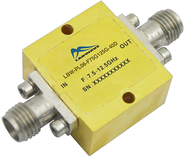 Ограничитель мощностиLabwave LBW-PL06-F75G125G-40Dс диапазоном от 7,5 ГГц до 12,5 ГГц