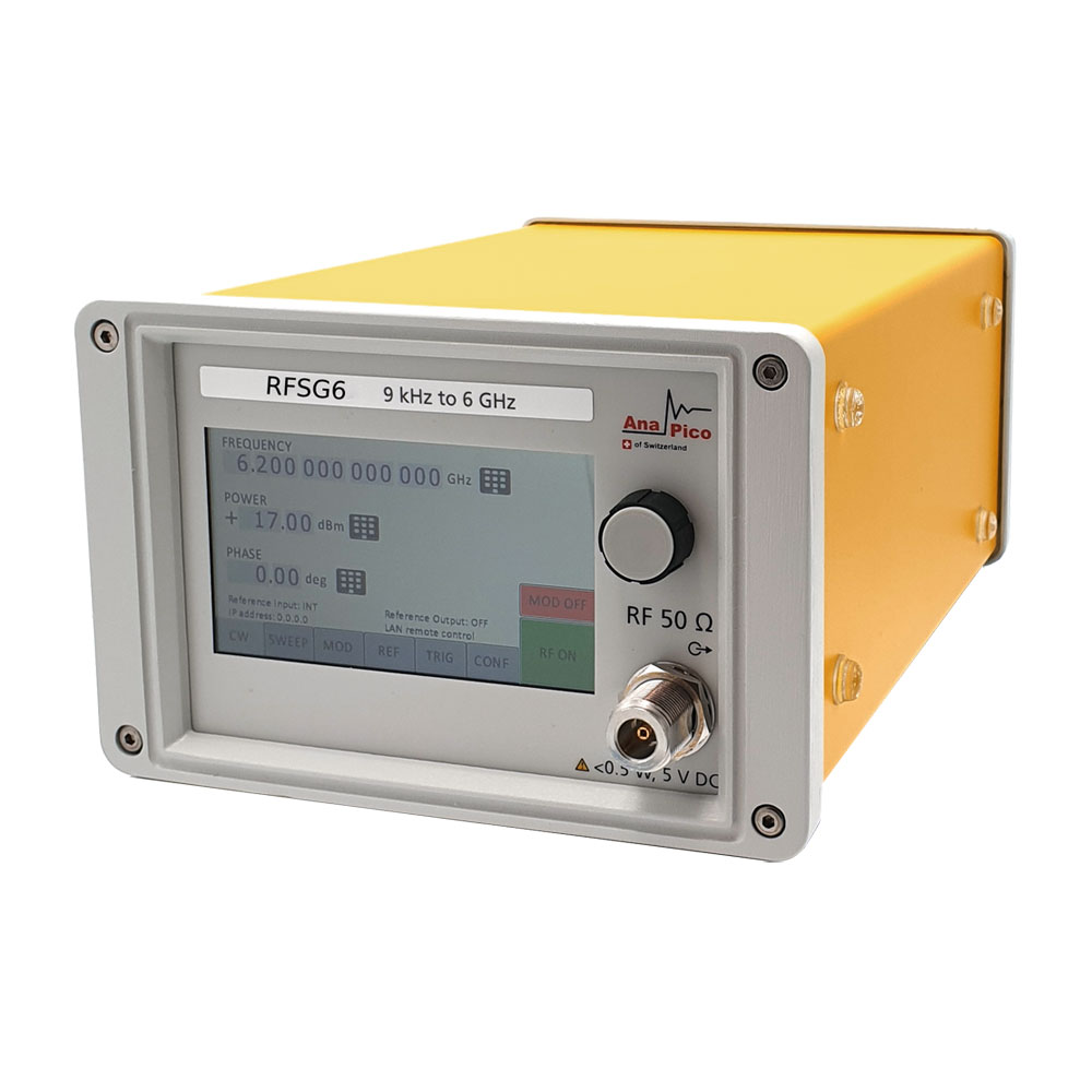 Аналоговые генераторы AnaPico RFSG с диапазоном частот от 9 кГц до 6,1 ГГц