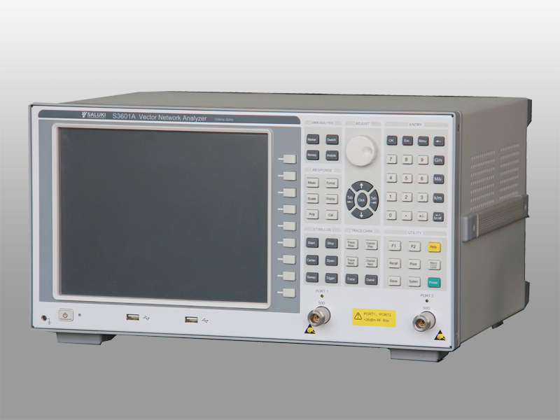 Векторные анализаторы цепей Saluki S3601A/B 
с диапазоном от 100 кГц до 8,5 ГГц 