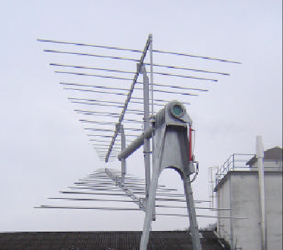 Логопериодическая антенная решетка для тестов на устойчивость к ЭМП 30 - 220 МГц, до 10 кВт