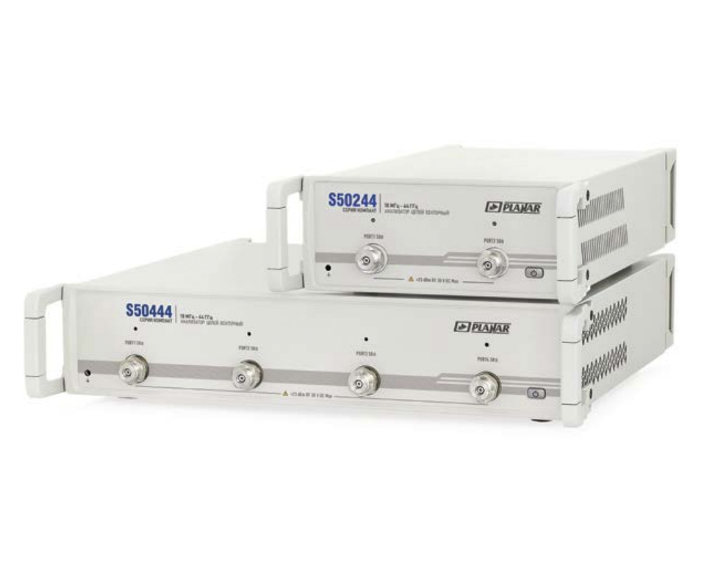 Векторные анализаторы цепей
 Планар серии S50x4x:
 S50244, S50444, S50240 и S50440
с диапазоном от 10 МГц до 40 ГГц /  44 ГГц