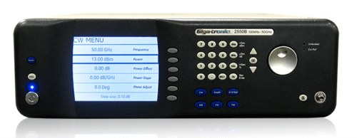 Генераторы сигналов Giga-tronics серии 2500B с частотным диапазоном от 100 кГц до 2,5/ 8/ 20/ 26,5/ 40/ 50 ГГц.