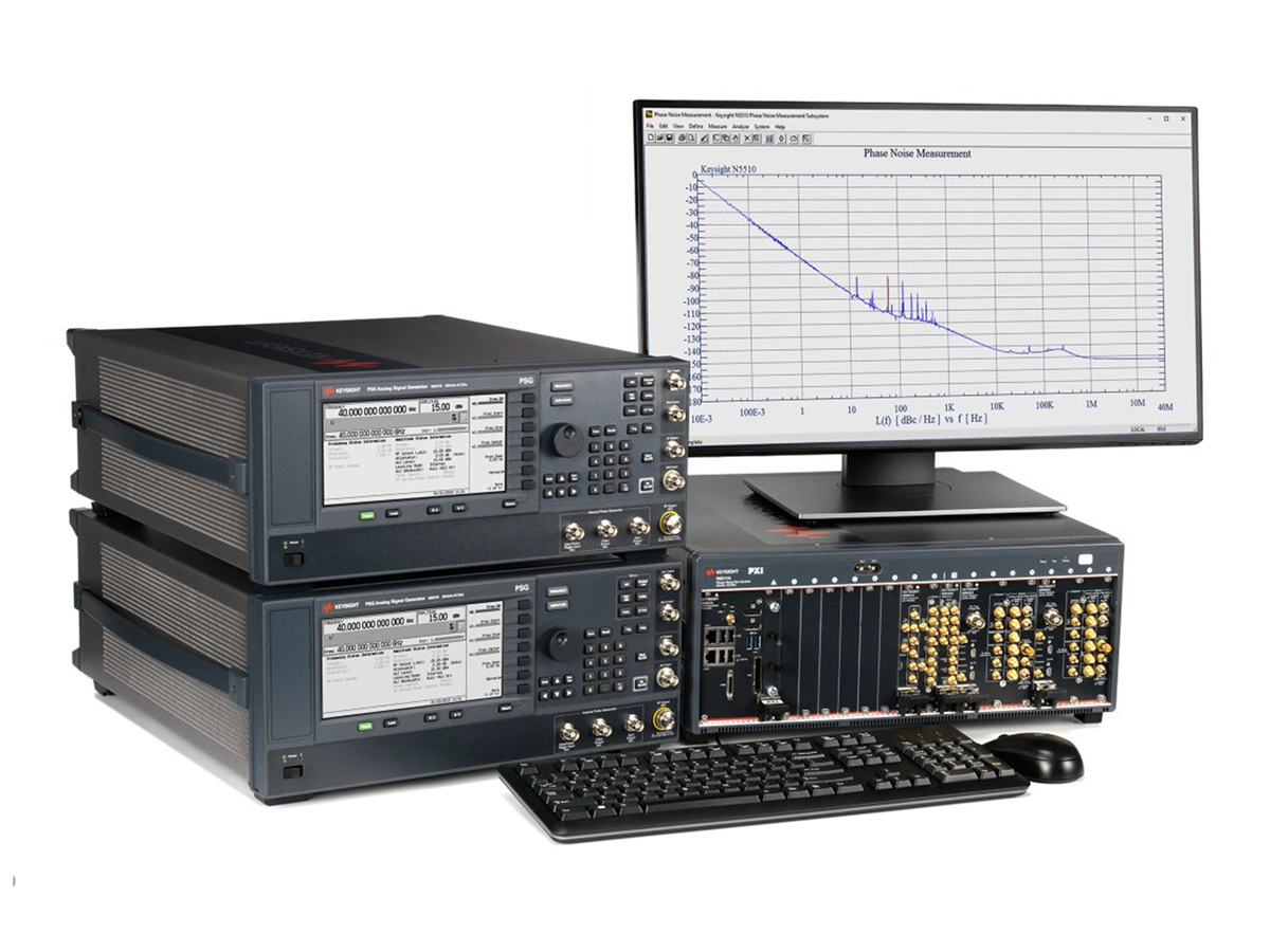 Система тестирования фазового шума Keysight N5511Aс диапазоном частот от 50 кГц до 40 ГГц