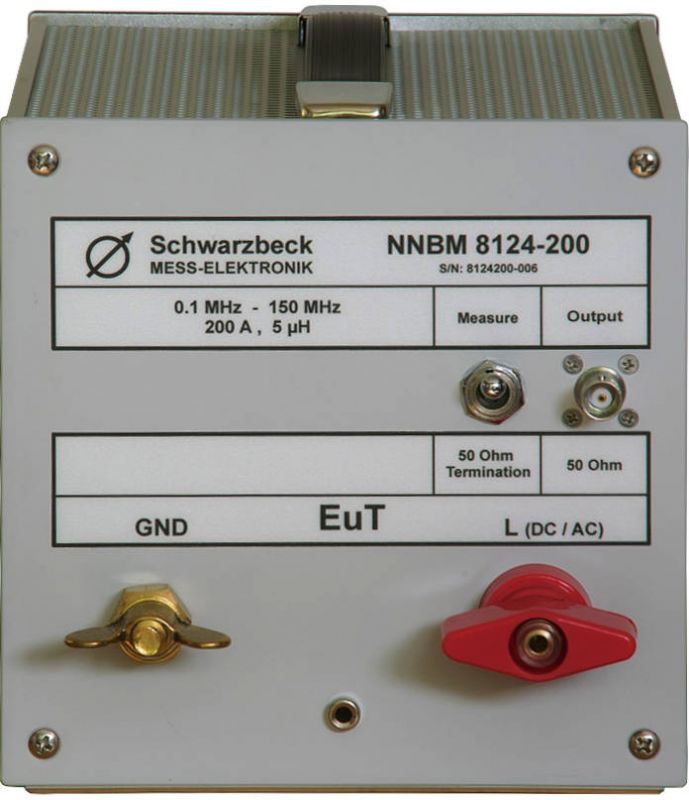 Асимметричный эквивалент сети
 Schwarzbeck NNBM 8124-200 с диапазоном частот от 100 кГц до 150 МГц.