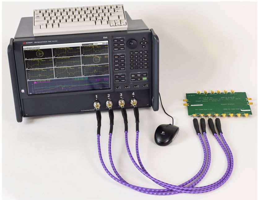 Векторный анализатор цепей Keysight E5080B серии ENA с диапазоном частот от 9 кГц до 53 ГГц