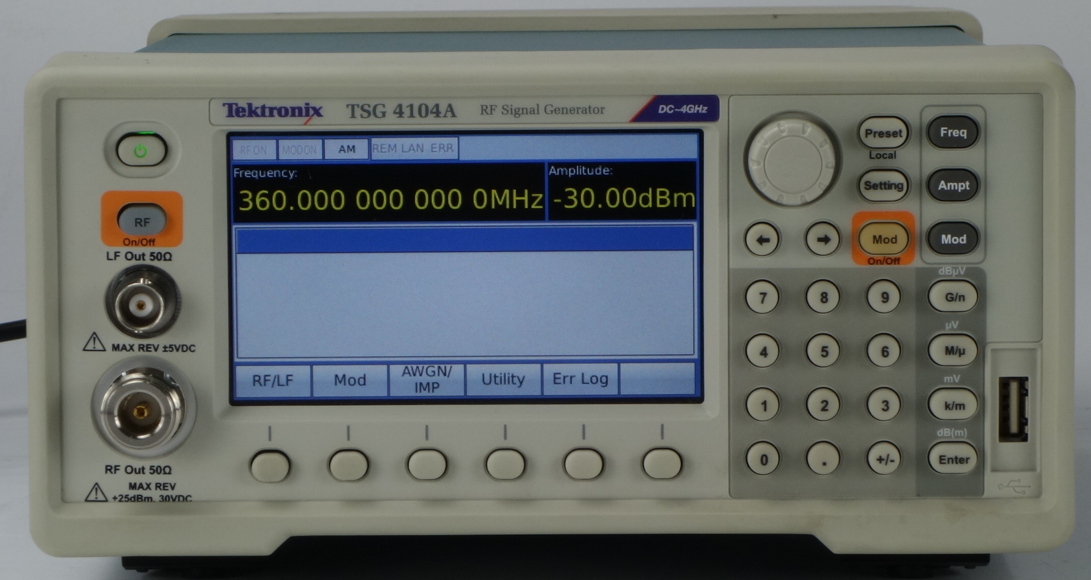 Векторный генератор сигналов Tektronix TSG4104A