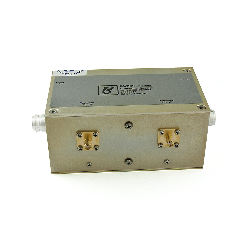 Frequency Range 10-500 MHz, Rugged construction, High directivity, Low insertion loss