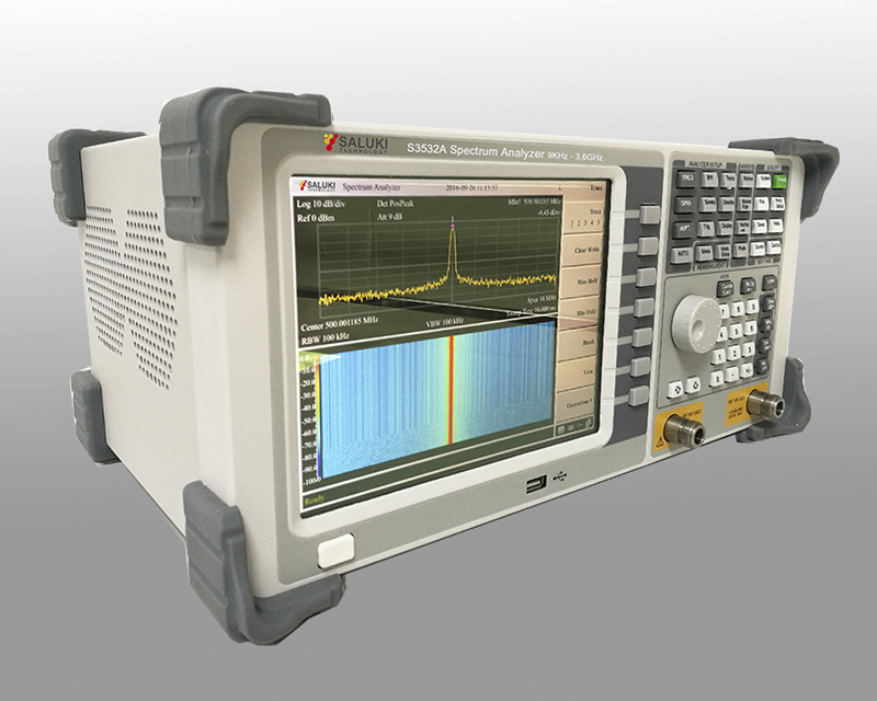 Анализаторы спектра Saluki серии S3532 
с диапазоном от 9 кГц до 7,5 ГГц