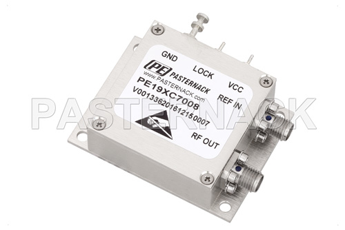 4 GHz Phase Locked Oscillator, 100 MHz External Ref., Phase Noise -110 dBc/Hz, SMA