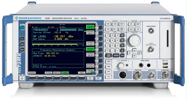 Измерительный приемник Rohde&Schwarz FSMR с диапазоном частот от 20 Гц до 50 ГГц