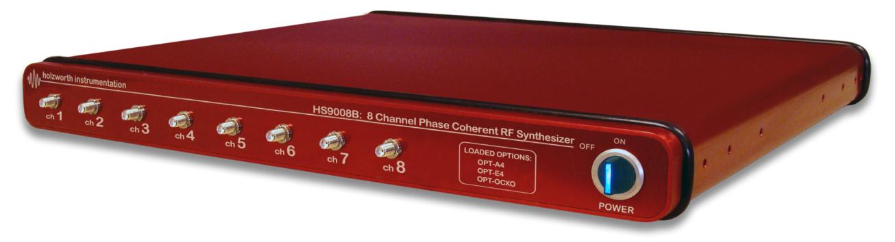 Многоканальный когерентный РЧ-синтезатор сигналов Holzworth HS9000B