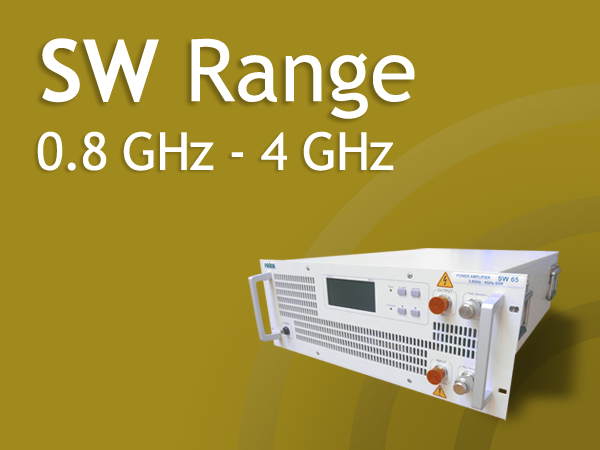 Усилители мощности Prana серии SW с диапазоном частот от 0,8 ГГц до 4 ГГц и мощностью до 800 Вт