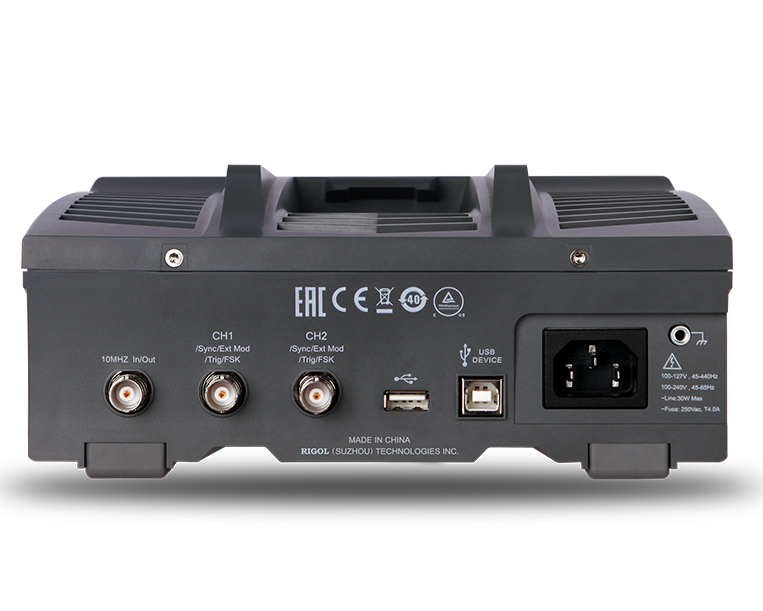 Генератор стандартных функций и сигналов произвольной формы Rigol серии DG800с максимальной частотой 35 МГц