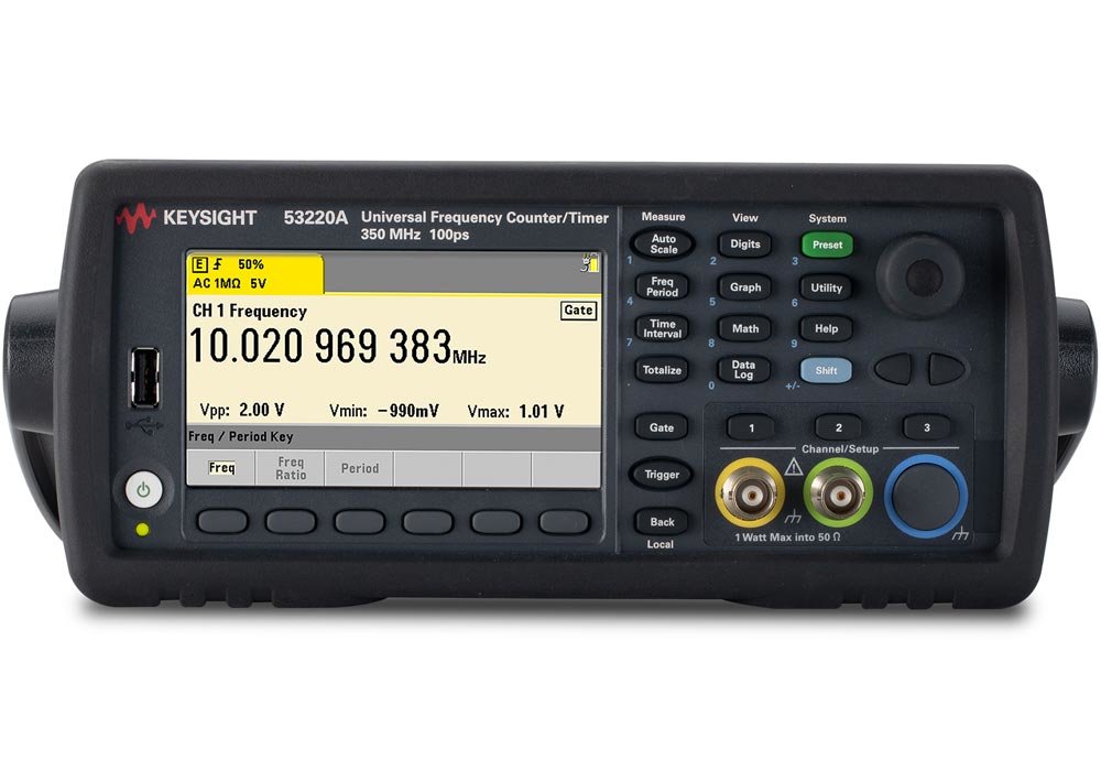 Универсальный частотомер/таймер Keysight 53220A с диапазоном частот от 0 до 350 МГц