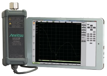 Миниатюрный анализатор кабелей и антенн Anritsu Site Master™ S331P с двумя частотными диапазонами 150 кГц – 4 ГГц и 150 кГц – 6 ГГц