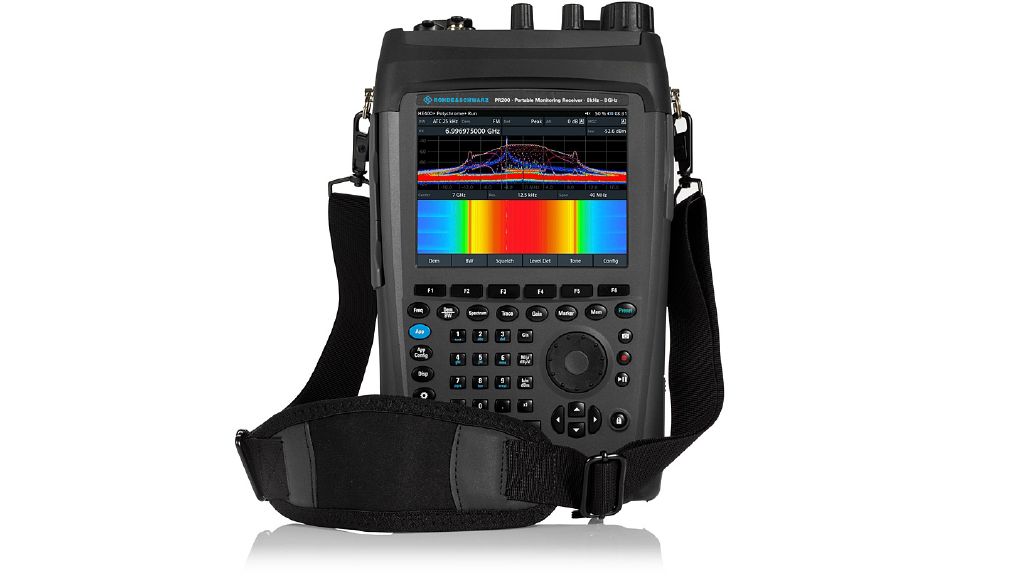 Портативный мониторинговый приемник Rohde&Schwarz PR200 с диапазоном частот от 8 кГц до 8 ГГц (20 ГГц с R&S®HE400DC)