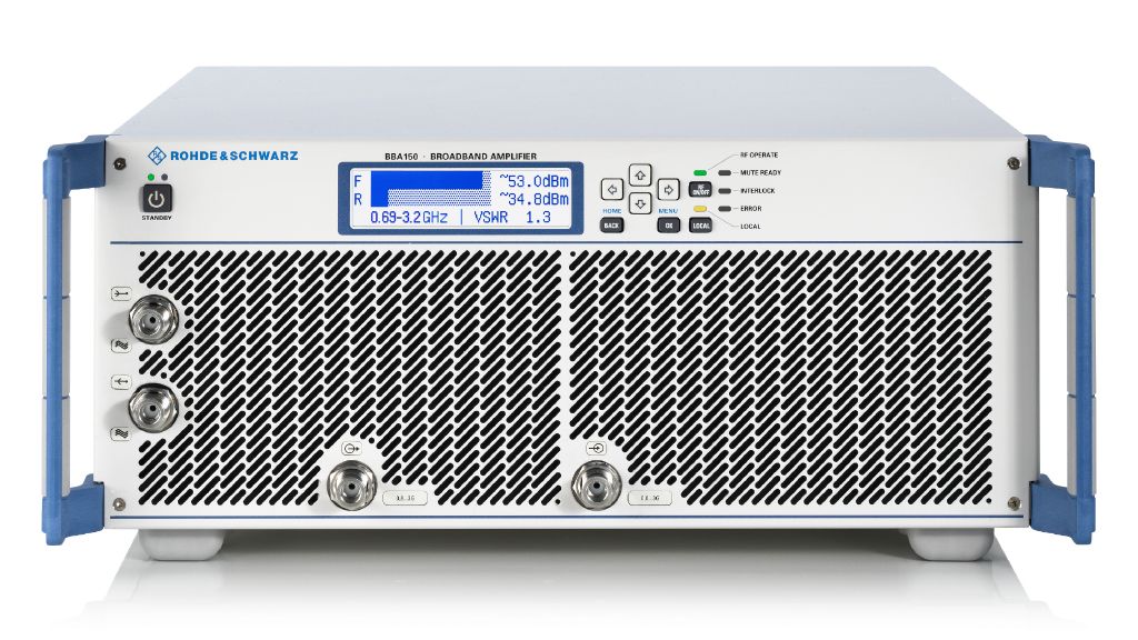 Широкополосный усилитель
 Rohde & Schwarz BBA150
 c диапазоном от 4 кГц до 6 ГГц