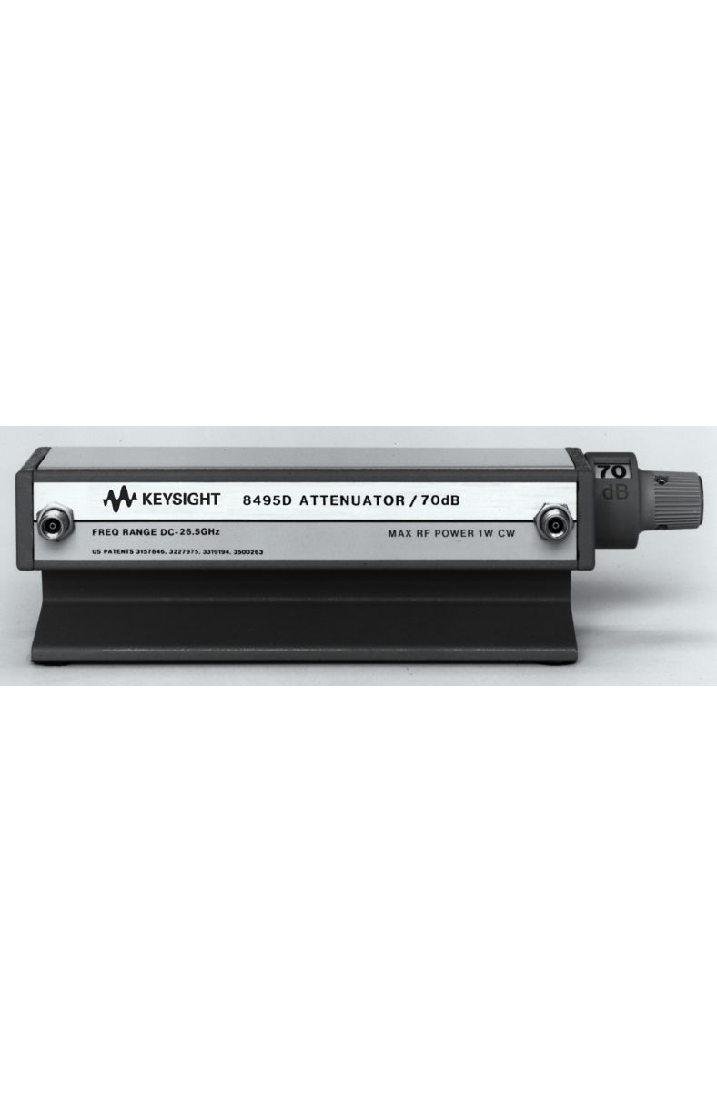 Механический шаговый аттенюатор Keysight 8495D с диапазоном частот от 0 до 26,5 ГГц