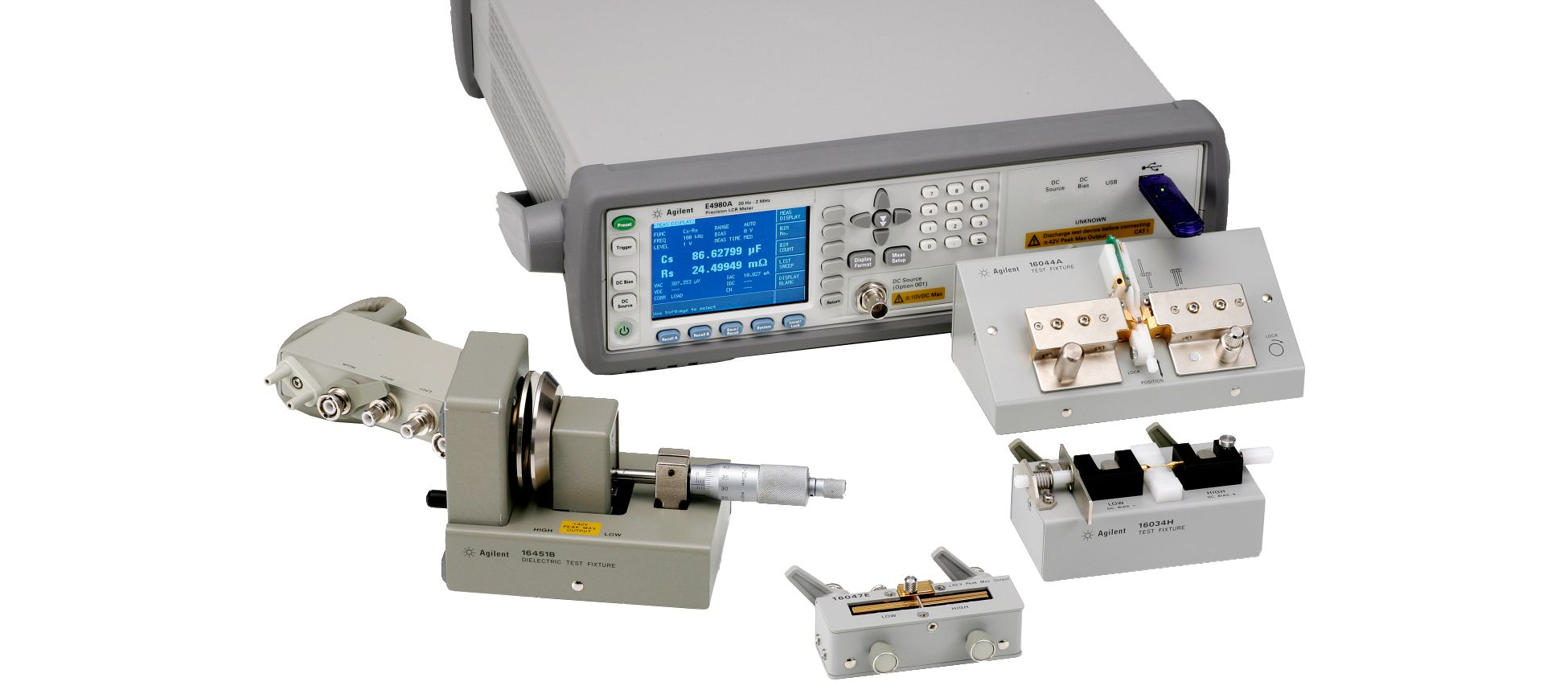 Прецизионный измеритель LCR Keysight E4980A с диапазоном частот от 20 Гц до 2 МГц