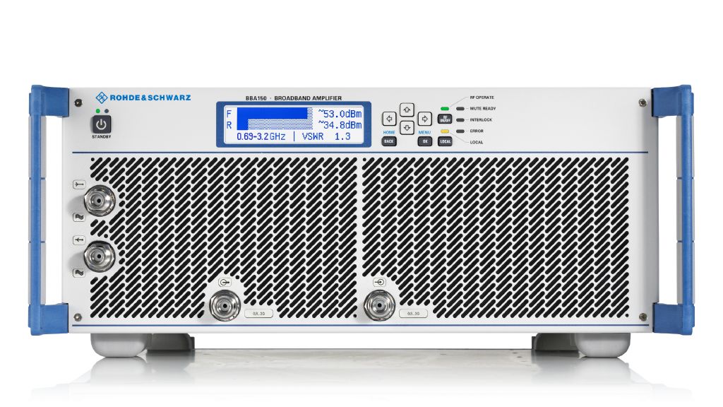 Широкополосный усилитель
 Rohde & Schwarz BBA150
 c диапазоном от 4 кГц до 6 ГГц