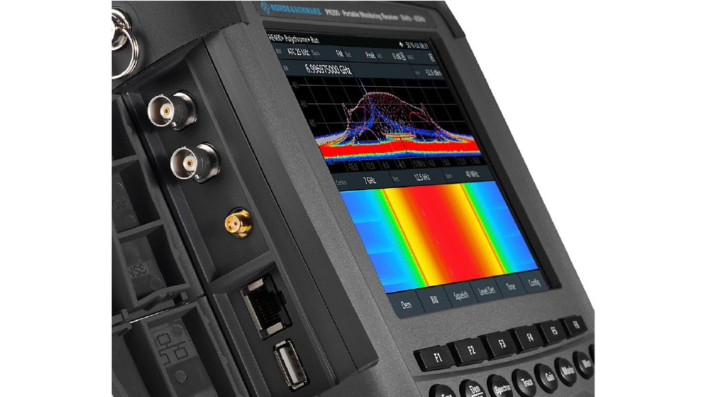 Портативный мониторинговый приемник Rohde&Schwarz PR200 с диапазоном частот от 8 кГц до 8 ГГц (20 ГГц с R&S®HE400DC)