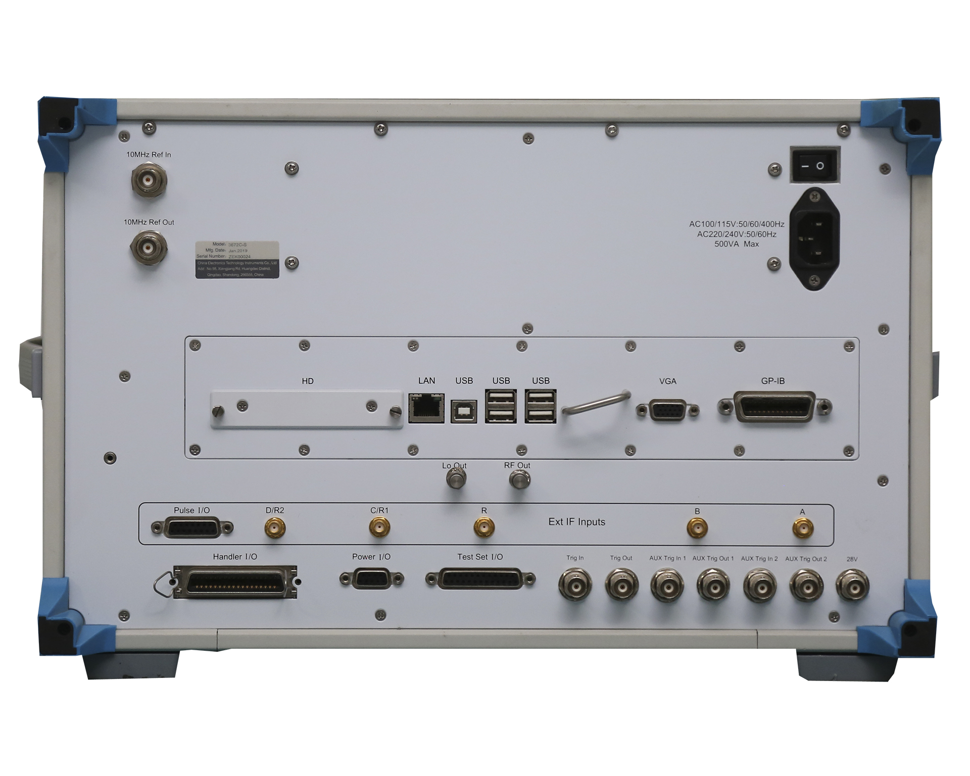 Векторный анализаторCeyear серии 3672-S: 3672A/B/Cс диапазоном частот от 10 МГц до 43,5 ГГц