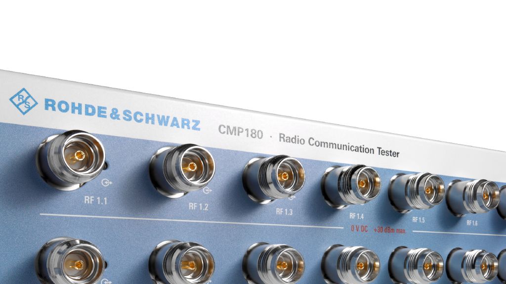 Тестер радиосвязи
Rohde & Schwarz CMP180
с диапазоном до 8 ГГц