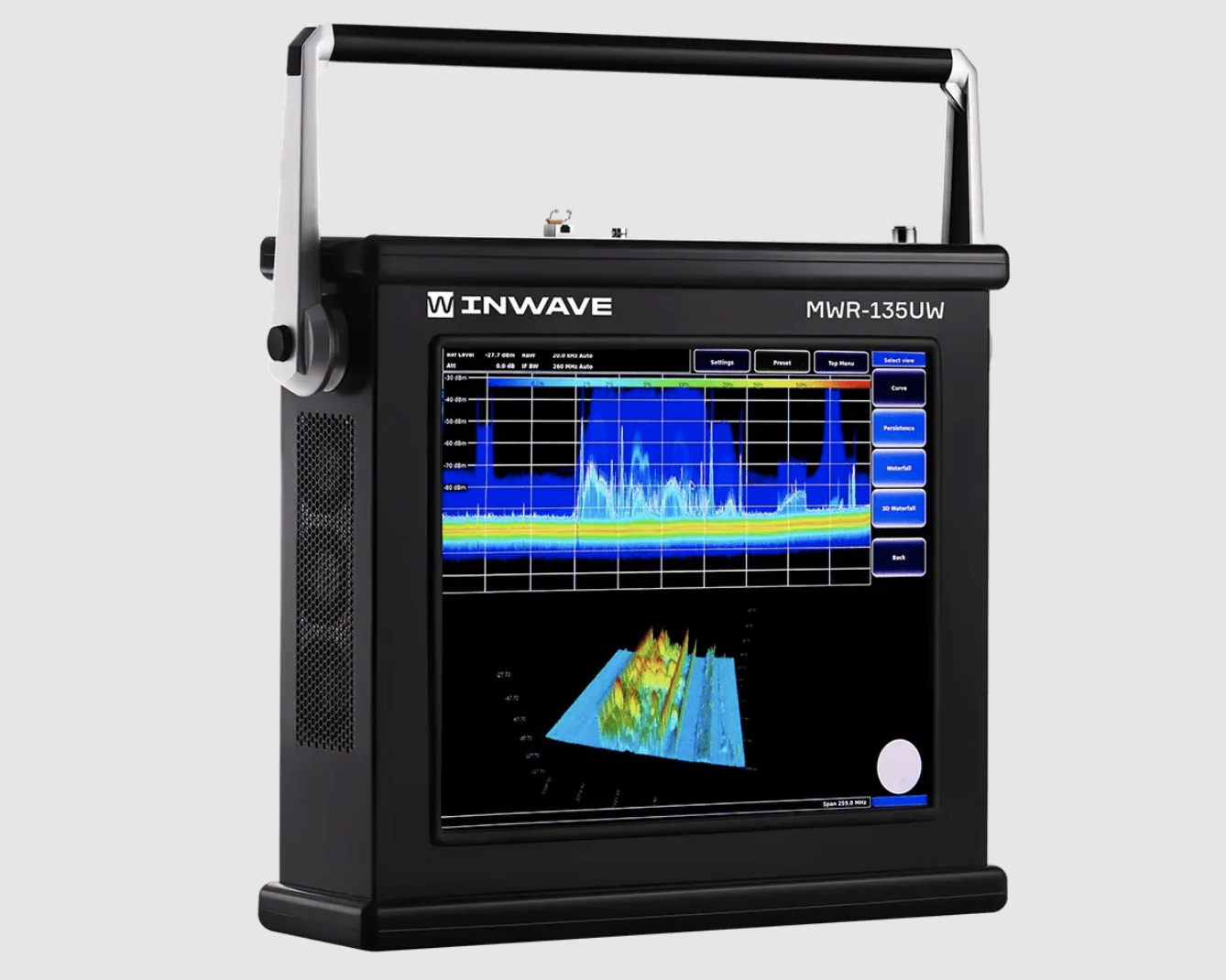 Измерительный приемник INWAVE MWR-135UWс диапазоном от 8 кГц до 13,5 ГГц