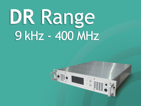 Усилители мощности Prana серии DR с диапазоном частот от 9 кГц до 400 МГц и мощностью до 3200 Вт.