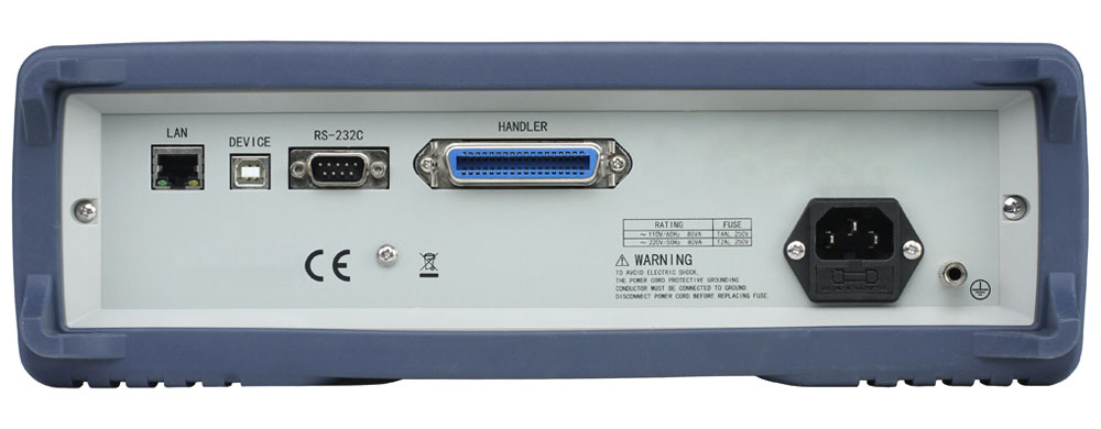 Настольный LCR-измеритель 500 кГц 5 мВ - 2 В СКЗ, до 3 А, базовая погрешность 0,05%