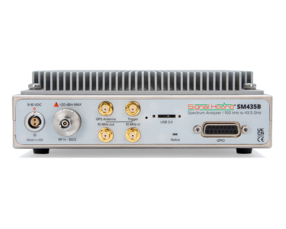 Анализатор спектра реального времени
Signal Hound SM435B
с диапазоном от 100 кГц до 43,5 ГГц
 