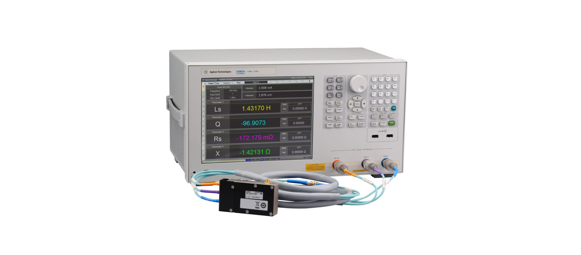 Измеритель LCR Keysight E4982A с диапазоном частот от 1 МГц до 3 ГГц