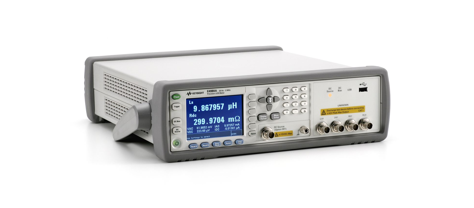Прецизионный измеритель LCR Keysight E4980A с диапазоном частот от 20 Гц до 2 МГц