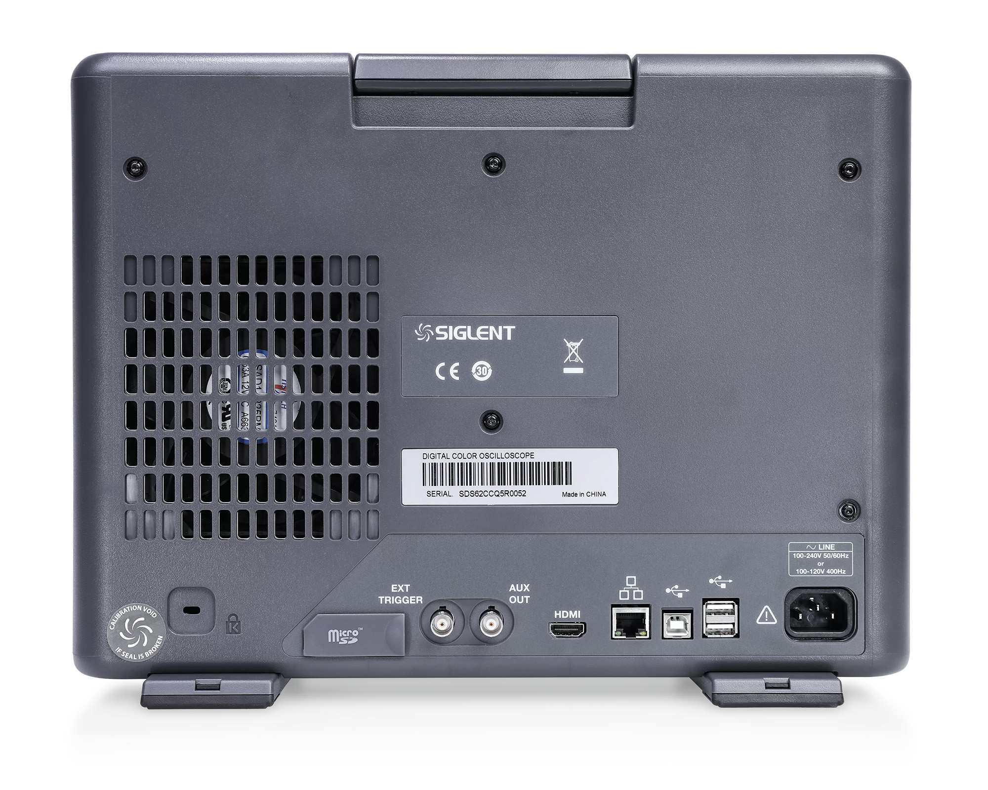 Цифровые осциллографы 
Siglent серии SDS6000A 
с полосой пропускания до 2 ГГц, 4 канала
