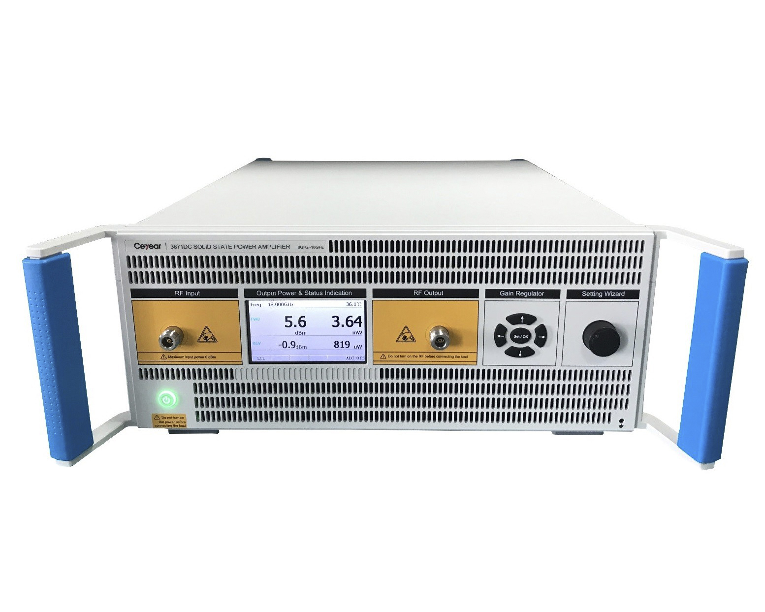 Твердотельные усилители мощностиCeyear серии 387XXс диапазоном частот от 9 кГц до 110 ГГц