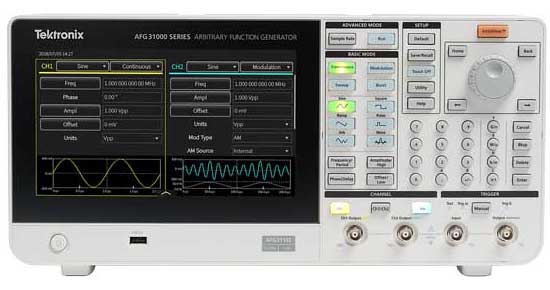 Генераторы сигналов произвольной формы и стандартных функций Tektronix серия AFG31000