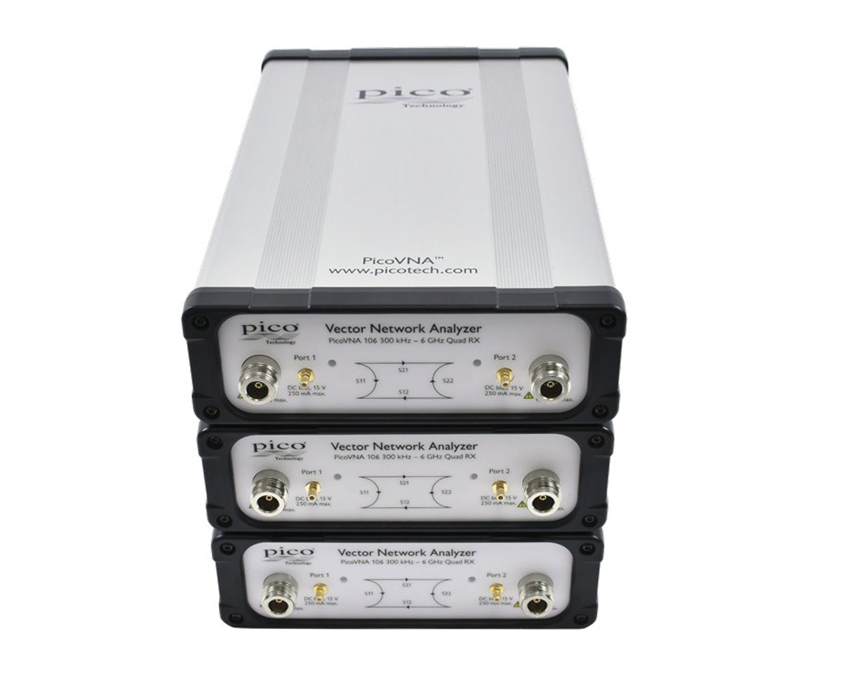 Векторные анализаторы электрических цепей
 Pico серии PicoVNA 100 

	PicoVNA 106 с диапазоном от 300 кГц до 6 ГГц
	PicoVNA 108 с диапазоном от 300 кГц до 8,5 ГГц
